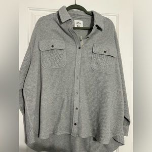 NWT - Aerie Size Large Waffle Knit Shacket